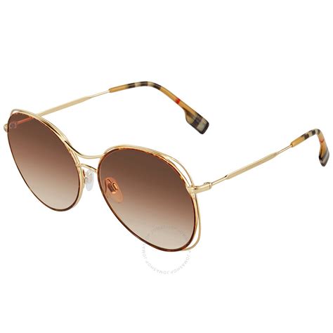 burberry 0be3105|Burberry™ BE3105 Round Sunglasses .